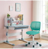 Kids Computer Desk Chair Low-Back Task Study Chairs Swivel Mesh Adjustable