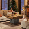 Square Coffee Table, 31.5-Inch Modern Wood Center Tea Table for Living Room