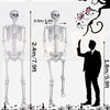 Halloween Giant Skeleton, 240cm Poseable Full Body Skeleton