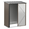 Outdoor Storage Shed w/ Lockable Door for Garden, Brown
