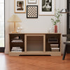 Fireplace & TV Stand Combine Set Electric Fire Heater Console Cabinet LivingRoom