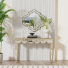 4ft Mirrored Console Table Glass Hallway Desk Sofa Side Foyer Table Home Display
