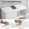 Under Sink Cabinet Bathroom Basin Unit Cupboard Storage Furniture & Shelf Rvigqa