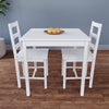 Solid Wooden Dining Table and 2 4 Chairs Set Home Kitchen Furniture