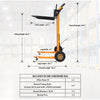 Miniature Forklift Manual Hydraulic Stacker Lightweight Small Lift Truck