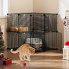 Large Cat Cage with Storage Cube, DIY Indoor Catio Enclosure Metal Play