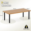 200 x 100cm Large Rectangle Table with Acacia Wood Tabletop