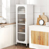 Tall Pantry Cabinet 5 Tier Metal Kitchen Storage