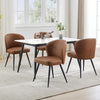 Set of 2 Home Kitchen Upholstered Dining Chair Sturdy Seating For Dining Room