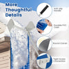 6M Aluminum Snow Roof Rake Snow Removal Tool Adjustable Widened Head Design