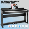 ♬Mustar 88 Graded Hammer Weighted Keys Digital Piano Keyboard Pedal Stand MIDI