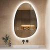 Illuminated Bathroom Mirror with LED Lights 3 colors Dimmable Demister Irregular