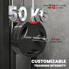 Wall Mounted Lat Pull Down Machine, Crossover Cable Machine for Home Gym