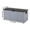 Large Outdoor Storage Box Garden Patio Plastic Chest Lid Container Multibox Shed