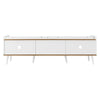 Modern TV Unit TV Stand Cabinet with Storage Media Units for Living Room White