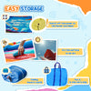 Bouncy Castle with Slide Inflatable Jumper Castle Moonwalk Slide w/ Blower