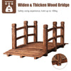Wooden Bridge Garden Fir Wood Bridge Stable Decorative Bridge with Railing