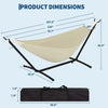 Camping Hammock 1 - 2 Person Outdoor Garden Portable Double Swing Hanging Bed