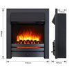 Electric Fire and Surround, Coal Effect & Mood Light – Endeavour New Cayton