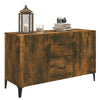 Modern Wooden Sideboard Storage Cabinet Unit With 2 Doors & 2 Drawers Wood Units