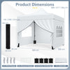 10 x 10 FT Heavy-duty Easy Setup Commercial Tent w/ Wheeled Bag