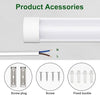 10x Led Batten Lights 60W 5FT 150MM Work Shop Garage tube Ceiling Strip 6500K