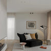 Adjustable Black & Gold Floor Lamp