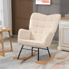 Nursing Rocking Nursery Glider Rocker Armchair for Living Room, Beige