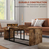 Set of 2 Coffee Tables, Side Table, Tea Table for Living Room Bedroom