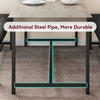 Dining Table Set for 4 w/ 2 Upholstered Benches, Space Saving Kitchen Table Set