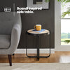 Coffee Side End Table Sofa Living Room Wooden Metal Bedside Furniture Round Tea