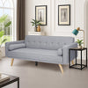 Sofa Bed Faux Leather Sofa Bed Recliner 3 Seater Luxury/Budget Modest