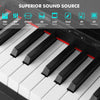 ♬Mustar 88 Graded Hammer Weighted Keys Digital Piano Keyboard Pedal Stand MIDI