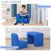 2 in 1 Kids Sofa Set Table and Chair Set Toddler Armchair Seat