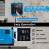 50L/Day Industrial Dehumidifier w/3 Modes & 24H Timer-Blue
