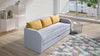 Sofa Bed with Storage Container Sleep Function Springs Comfy New TENUS II