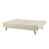 Fluffy Cream Boucle 2 Seater Sofa Bed - Cirrus