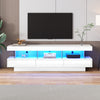 Modern 160 cm High Gloss TV Stand Cabinet with LED Lights for 55 / 65 Inch TV