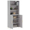 Highboard Grey Sonoma 69.5x34x180 Engineered Wood U0G2