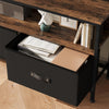 55-inch TV Stand Cabinet Entertainment Center with 3 Drawers TV Unit