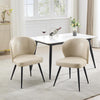 Set of 2 Home Kitchen Upholstered Dining Chair Sturdy Seating For Dining Room
