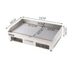 Commercial Electric Large Griddle Flat/Grooved Top BBQ Grill Hot Plate Kitchen