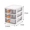 Desktop Drawer Stationery Makeup Cosmetic Jewelry Tidy Storage Box Chest Cabinet