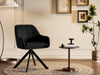 Dining Chairs Set of 2/4/6 Upholstered Swivel Dining Chair Velvet Black