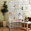 175cm Extra Large Bird Cage Rolling Metal Parrot Cage Pet Cage with Stand