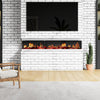 Electric Fireplace Panoramic Media Fire 40-72in Wall Insert LED Fireplace Heater