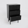 OHS Ribbed Bedside Table Cabinet 3/4/5/6 Draw Nightstand Side Board