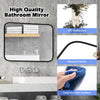 Aluminum Framed Wall Mounted Mirror Bathroom Vanity Mirror 70 cm x 50 cm