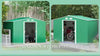 Garden Shed Storage Large Yard Store Sliding Door Metal Roof Tool Box