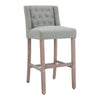 2X Wooden Breakfast Bar Stool Height Kitchen Bar Chair Padded Seat Salon Lounge